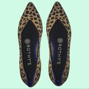 Leopard print flats